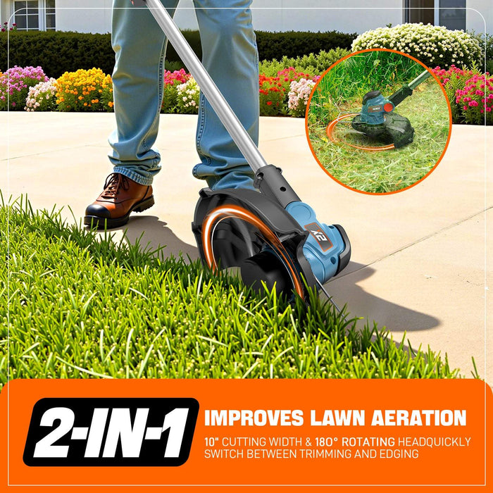 X2 20V Max* 10" Cordless String Trimmer (2.5 Ah Battery & Charger Included)