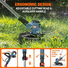 X2 20V Max* 10" Cordless String Trimmer (2.5 Ah Battery & Charger Included)