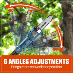 Sierra de pértiga inalámbrica X2 de 20 V máx.* de 8", sin escobillas (solo herramienta)