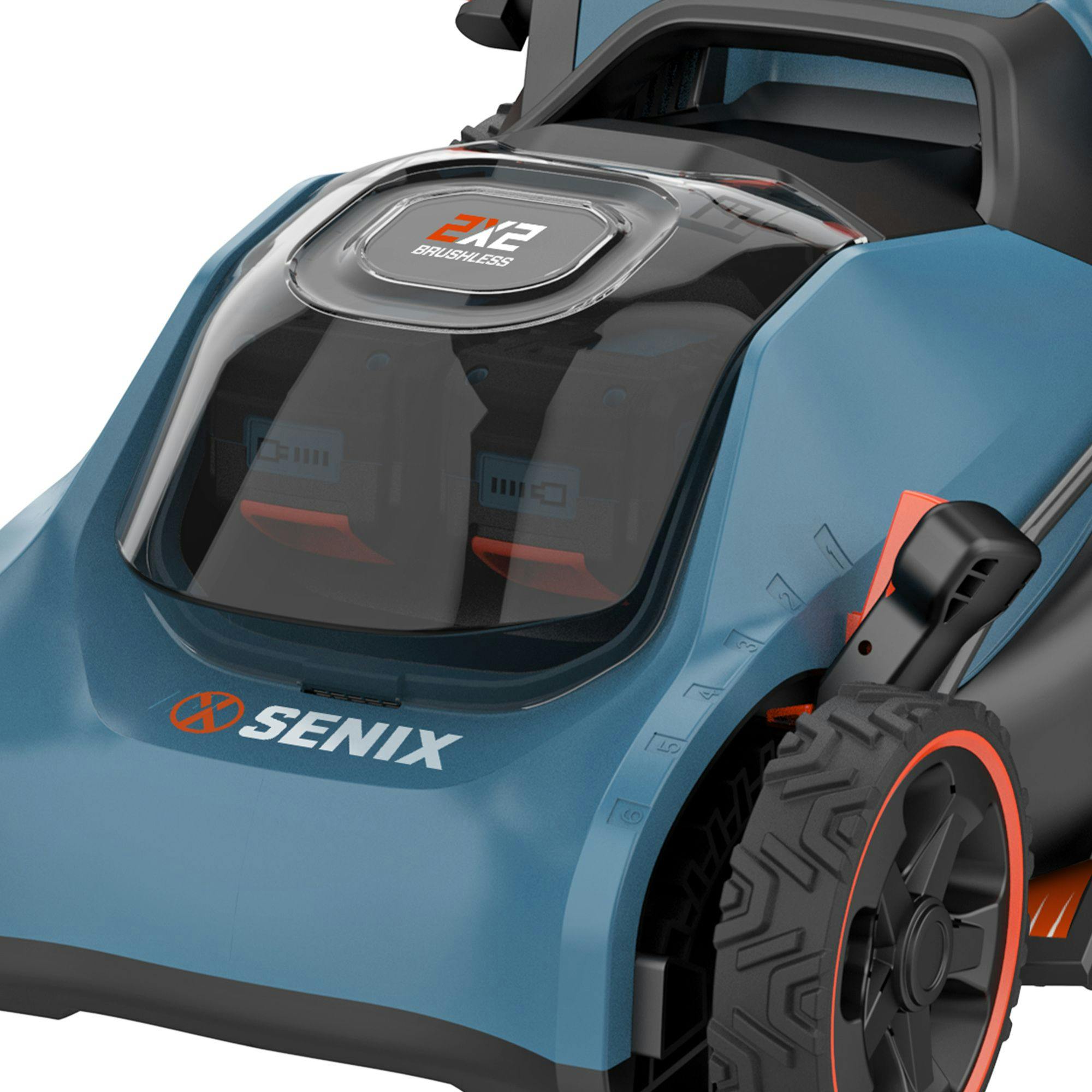 2X2 40 Volt 17" Cordless Brushless 2-in-1 Push Lawn Mower Battery and Charger Included - LPPX2-M5