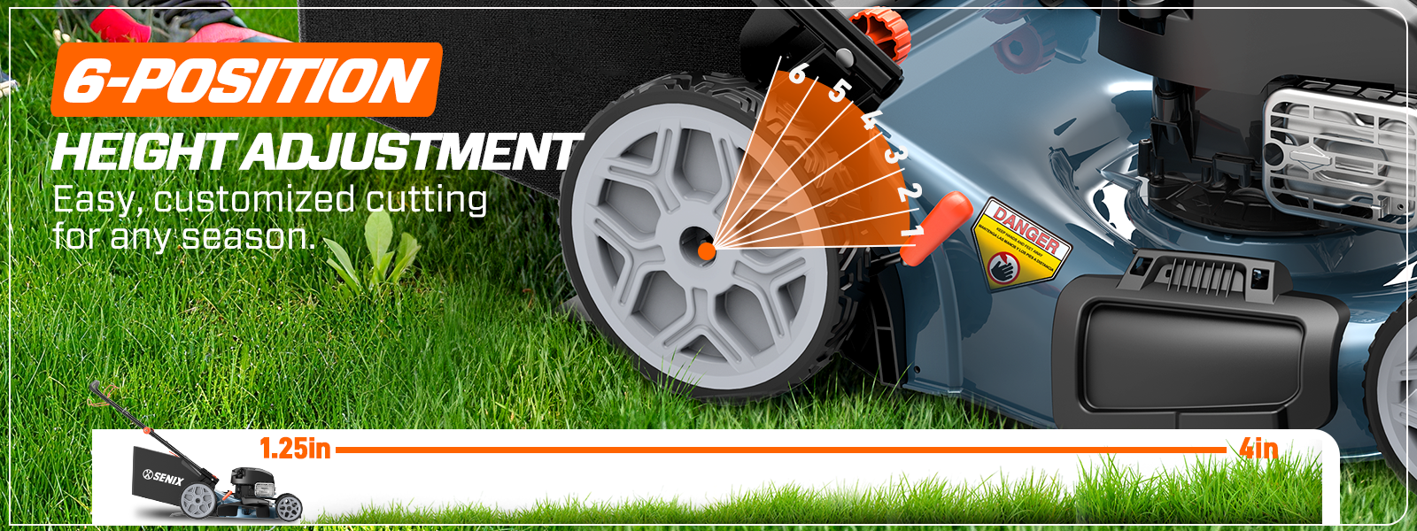Cutting Height Adjustment 