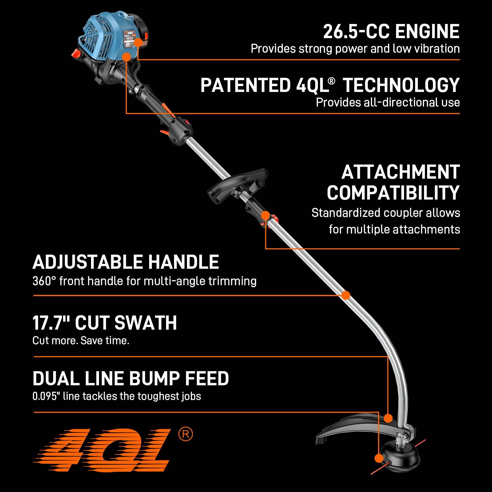 4QL® 26.5cc 4-Cycle 17