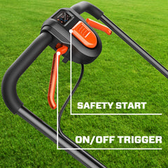 2X2 40V Max* 15" Cordless Electric Push Lawn Mower 2-in-1 Bagging & Mulching, Brushless (2 4.0 Ah Batteries & Charger Included)