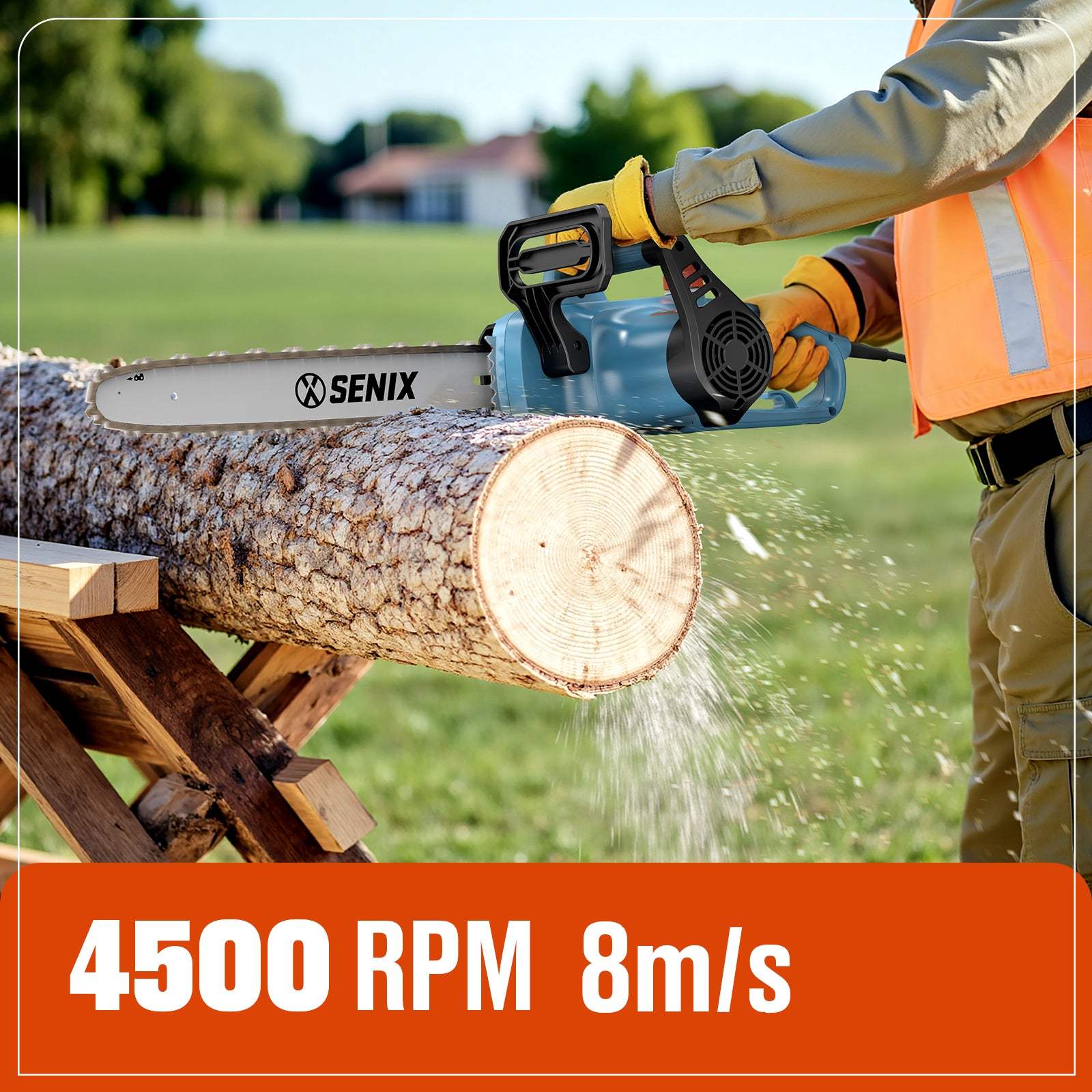 10 Amp 14" Corded Electric Chainsaw