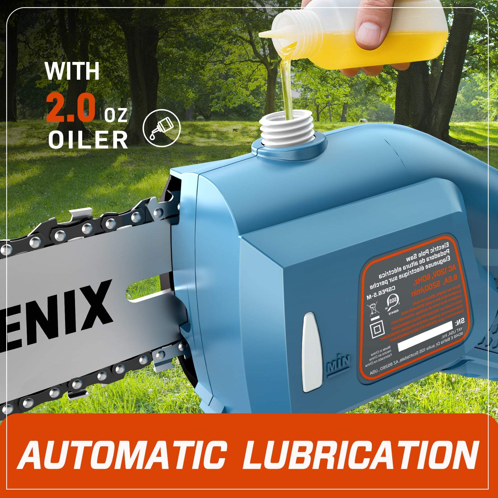 SENIX 6.5 Amp 8
