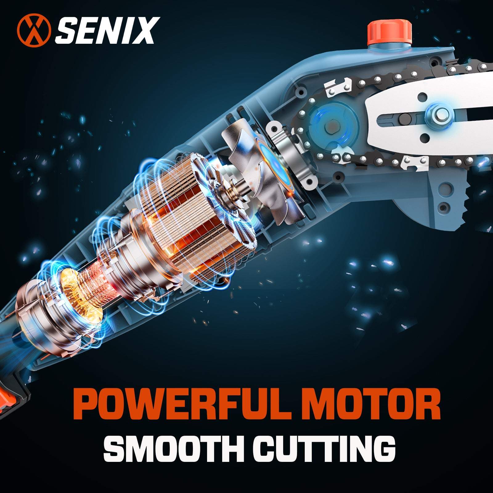 SENIX 6.5 Amp 8