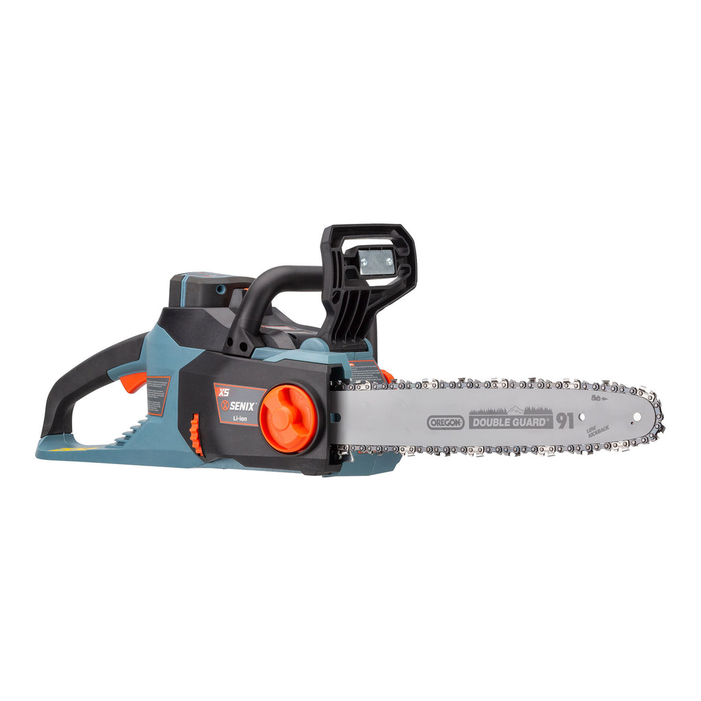 58 Volt Max* 14-Inch Cordless Brushless Chainsaw (Battery and Charger Included), CSX5-M