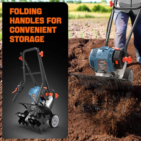 4QL® 46cc 4-Cycle Gas Tiller Cultivator