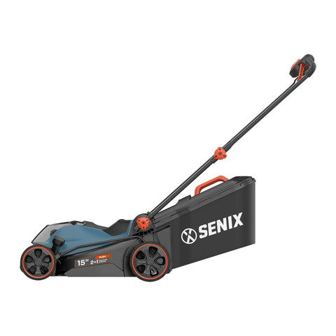 2X2 40 Volt Max* 15" Cordless Brushless Push Lawn Mower 2-in-1 Bagging & Mulching Battery and Charger Included - LPPX2-M4