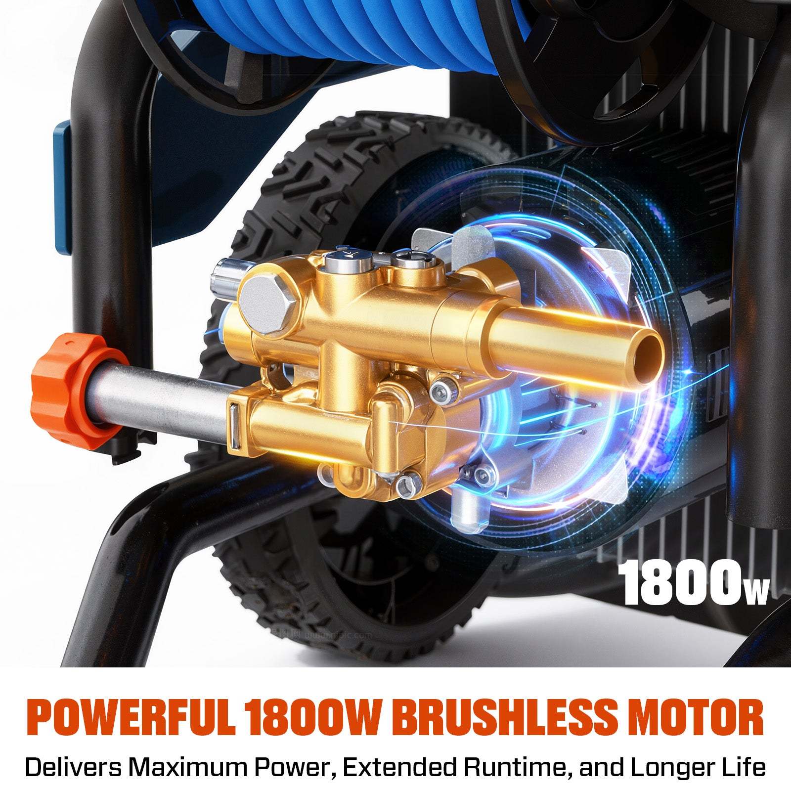 SENIX 2700-PSI 2.3-GPM Cold Water Electric Pressure Washer