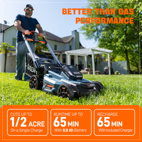 X6 60V Max* 21" Self-Propelled Cordless Lawn Mower, Brushless (Battery & Charger Included)
