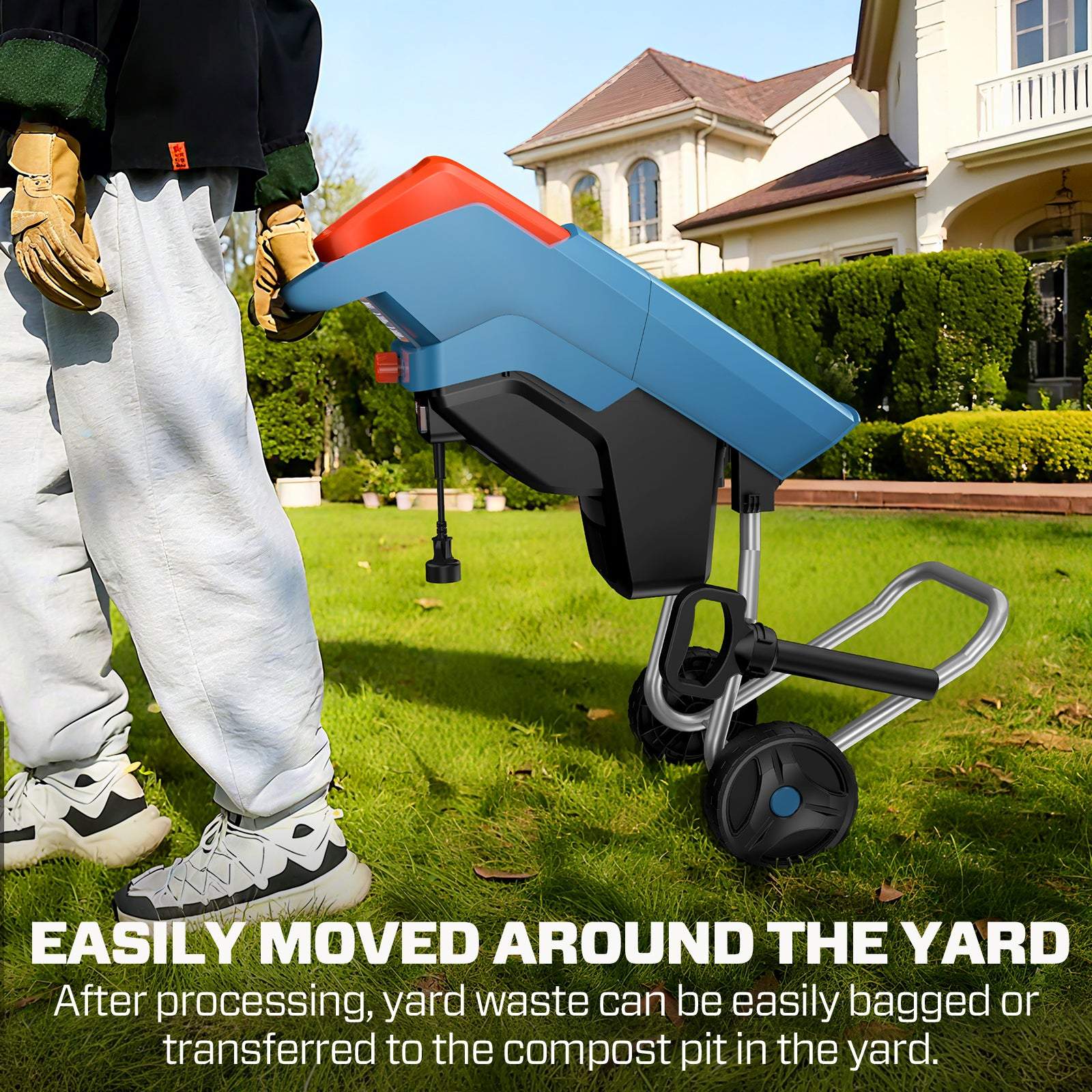 SENIX 21'' 144 cc Gas-Powered 4-Stroke Engine Push Lawn Mower