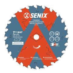 SENIX Circular Saw Wood Cutting Blade -  7-1/4" | SENIX Tools