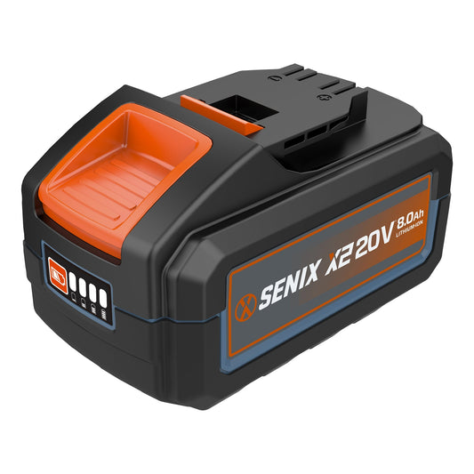 X2 20V Max 8.0 Ah Lithium-ion Battery, B80X2 | Batteries | SENIX Tools