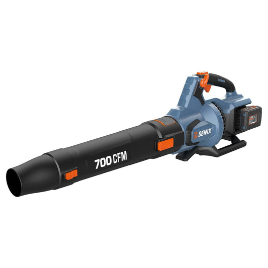 2X2 40V Max Cordless Leaf Blower, Brushless (Batteries & Charger Incl | Leaf Blowers | SENIX Tools