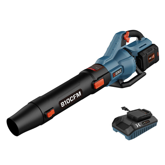 X6 60V Max Cordless Leaf Blower, Brushless (Battery & Charger Included) | Leaf Blowers | SENIX Tools