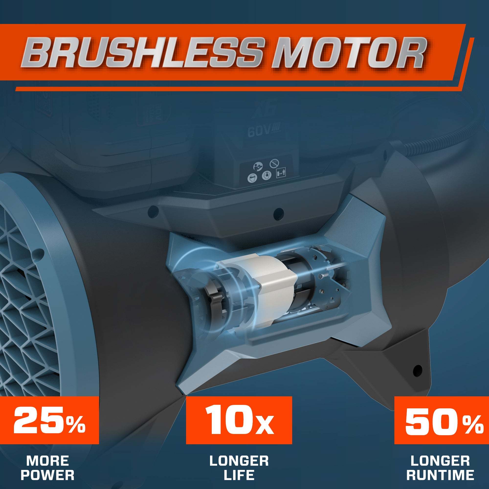 X6 60V Max* Cordless Backpack Blower
