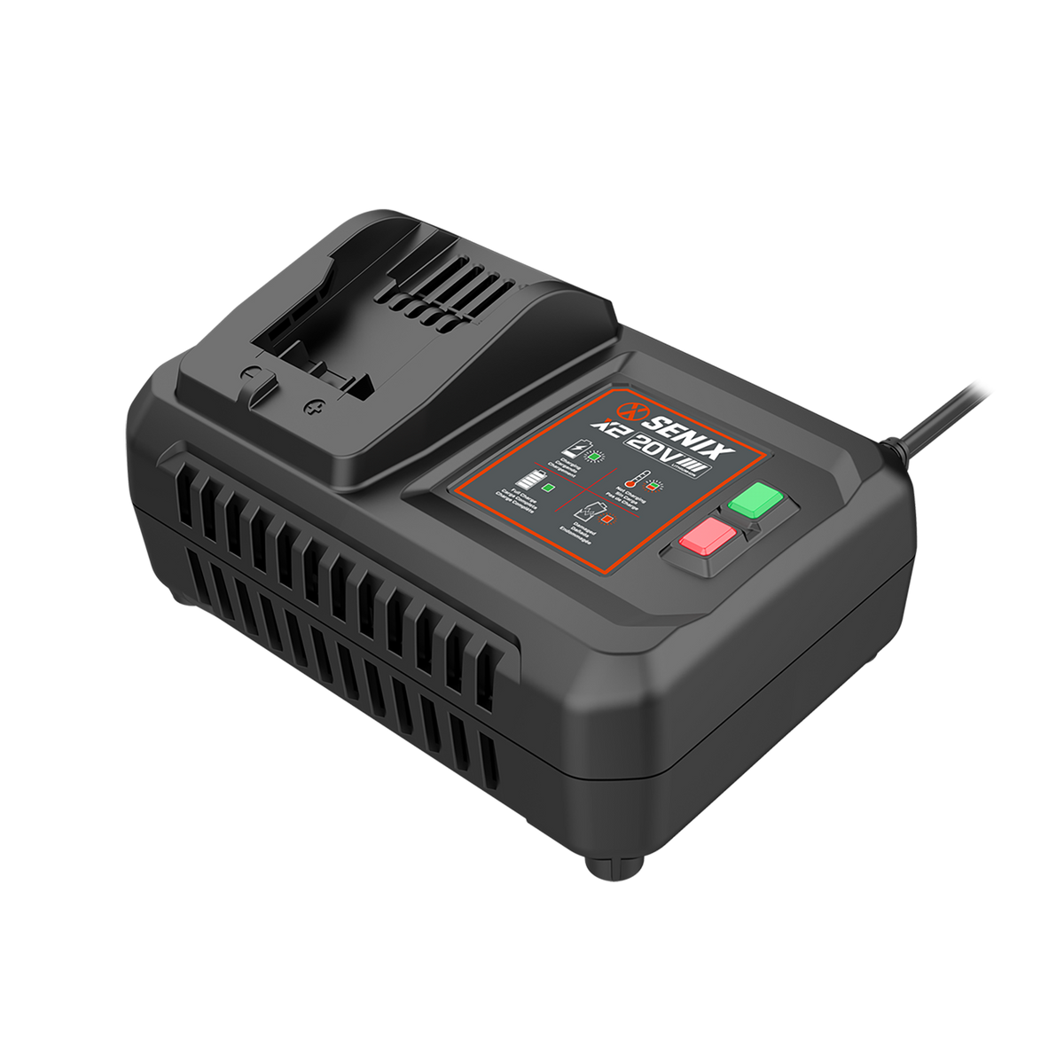 X2 20V Max* 6 Amp Quick Charger, CHQX2-M