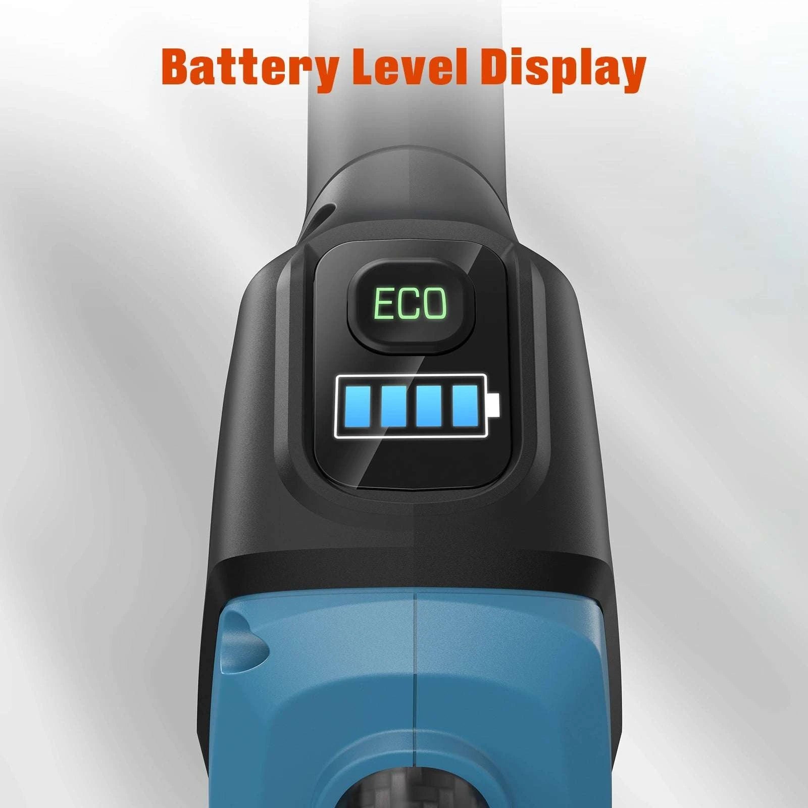 A screen to display battery level.