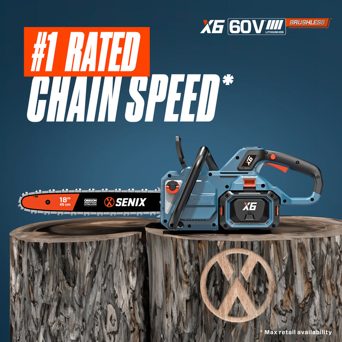 85 ft/s Chain Speed