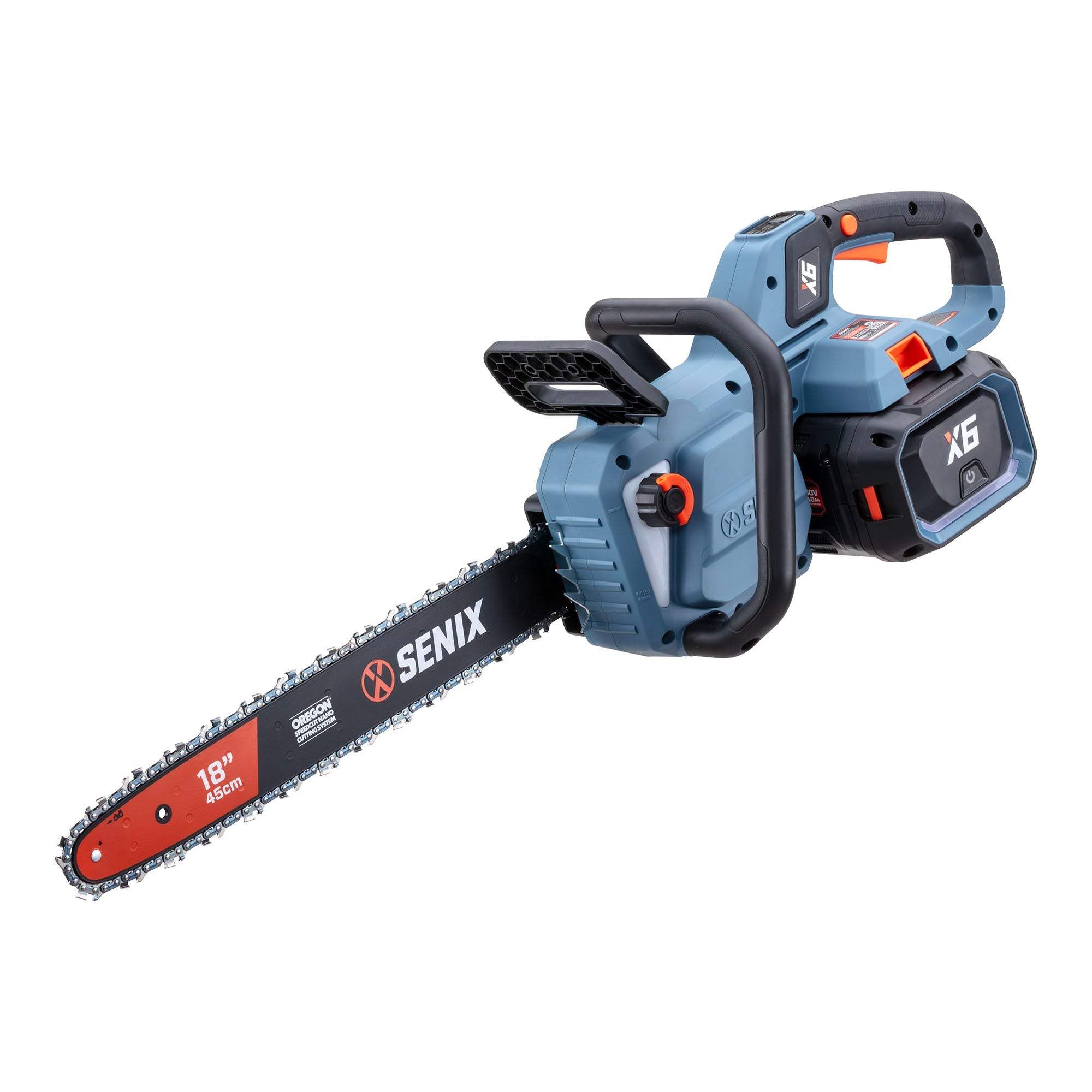 X6 60V Max* 18" Cordless Chainsaw, Brushless (Battery and Charger Incl ...