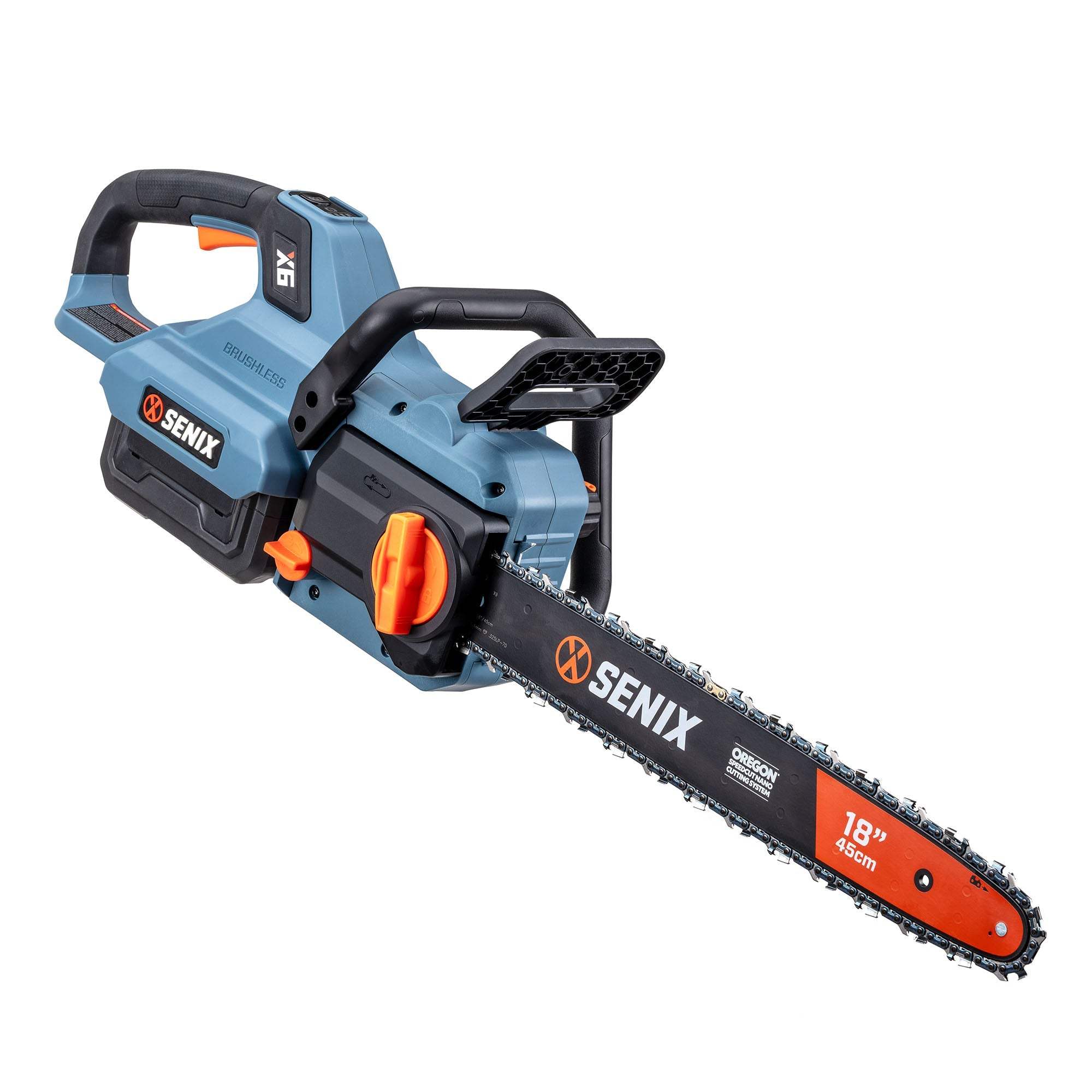 X6 60V Max* 18" Cordless Chainsaw, Brushless (Battery and Charger Incl ...