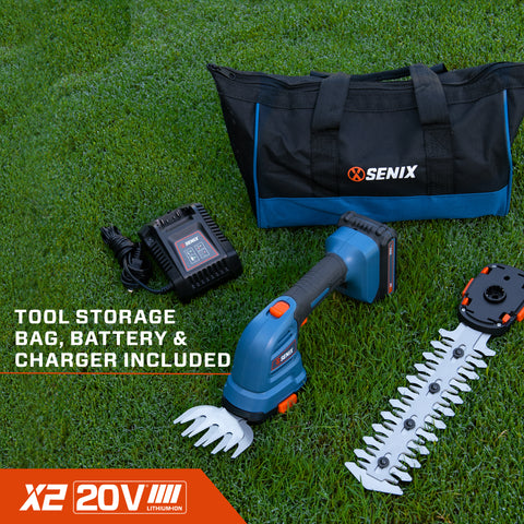 20 Volt Max* Cordless Grass Shear, Battery and Charger Included, GSX2-M
