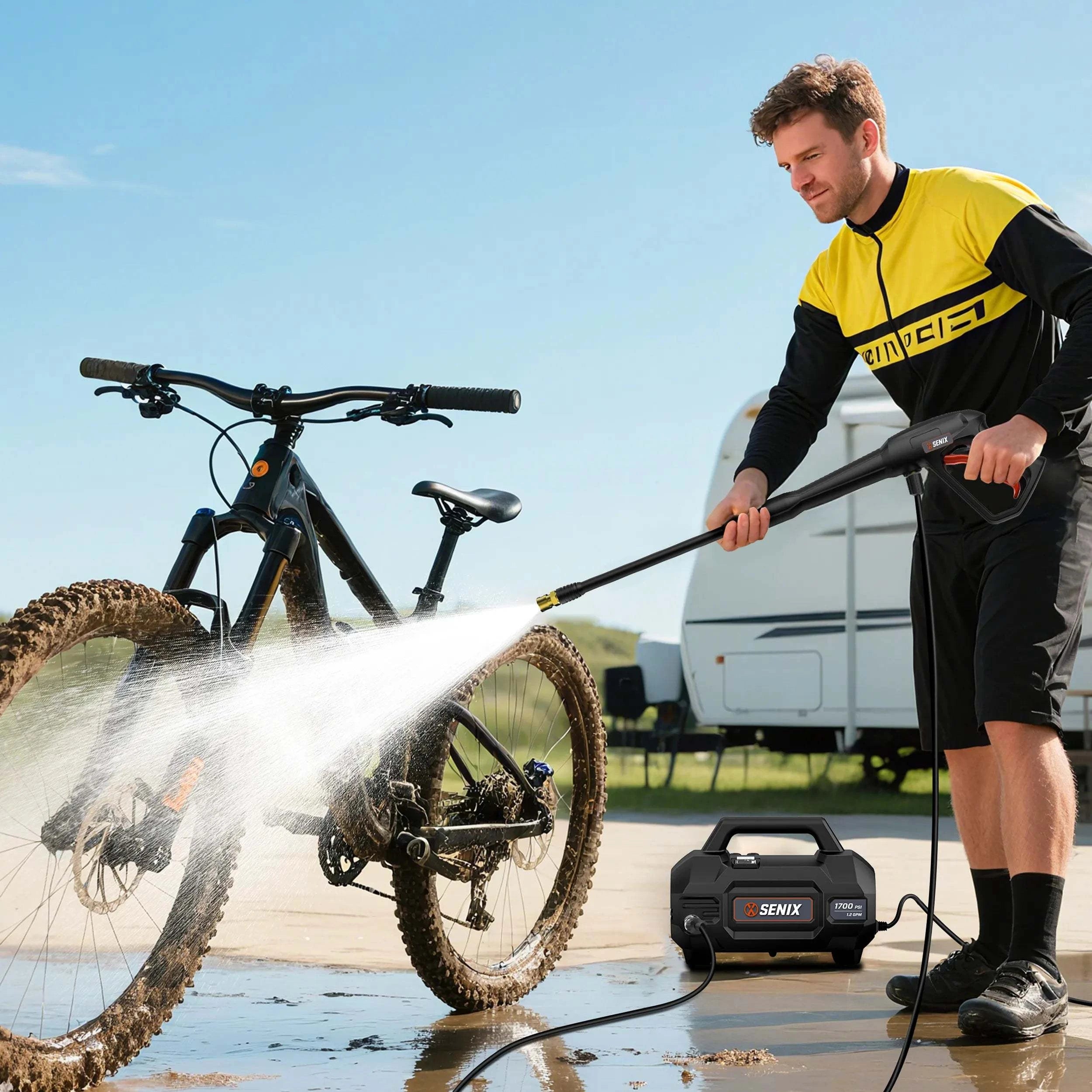 2100 PSI MAX ,1.2 GPM 13 Amp Electric Pressure Washer