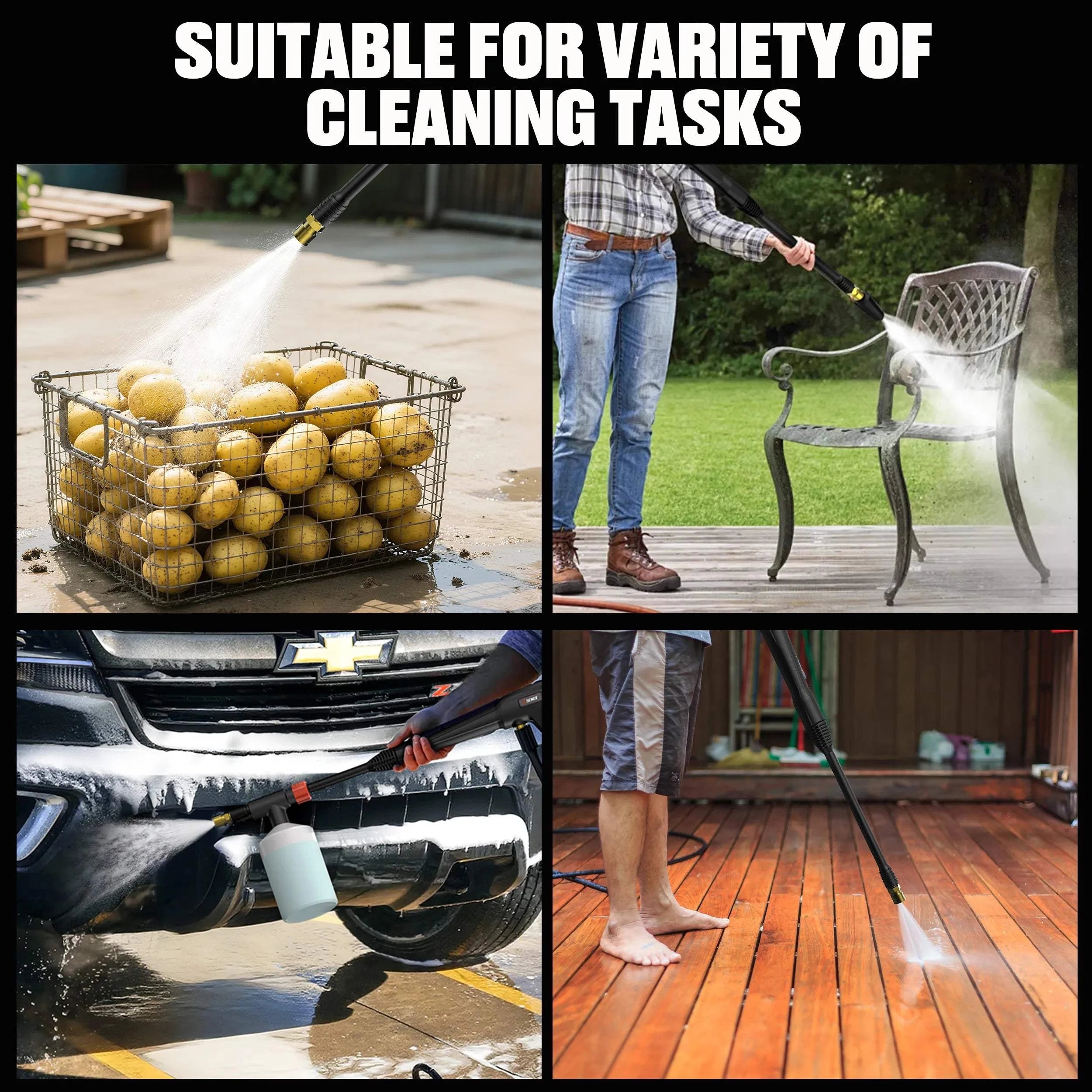 2100 PSI MAX ,1.2 GPM 13 Amp Electric Pressure Washer