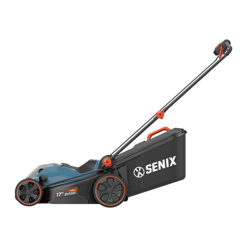 2X2 40 Volt Max* 17" Cordless, Brushless Push Lawn Mower, 2-in-1 Mulching & Bagging Battery and Charger Included - LPPX2-M5