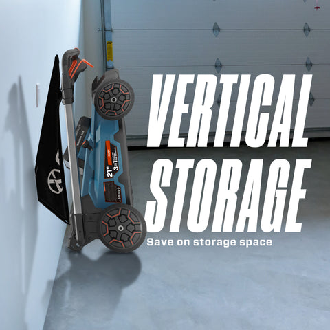 Cordless Lawn Mower | X6 60V | Vertical Storage | LPPX6-H | SENIX Tools