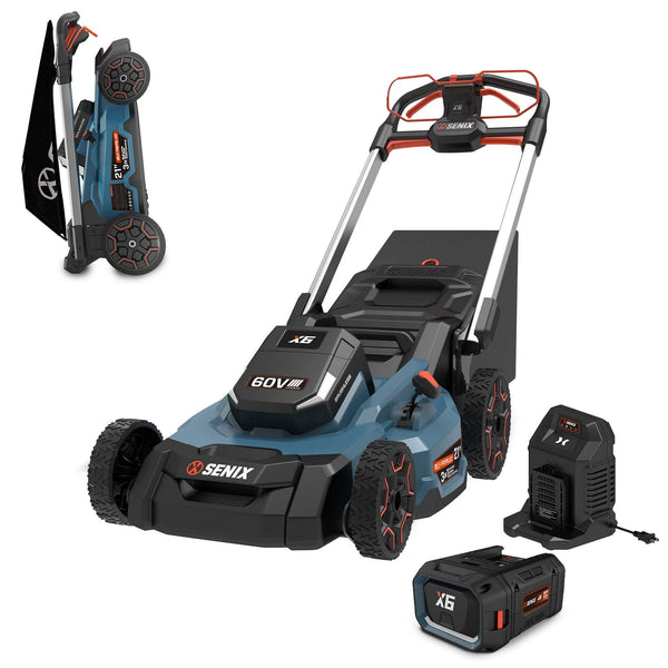 X6 60V Max* 21" Self-Propelled Cordless Lawn Mower, Brushless (8.0 Ah Battery & Charger Included)