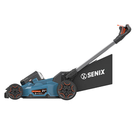 Cortacésped de 4 tiempos, 21 pulgadas, 125 cc, a gasolina, 2 en 1, des –  SENIX Tools