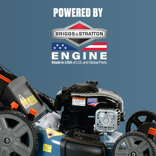 SENIX 21" 140cc Briggs & Stratton Engine Gas Push Lawn Mower | SENIX Tools