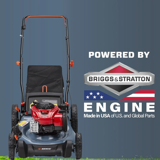 SENIX 21" 150cc Briggs & Stratton Gas Self-Propelled Lawn Mower | Lawn Mowers | SENIX Tools
