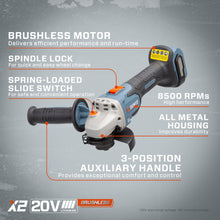 Load image into Gallery viewer, 20 Volt Max* 4 1/2-Inch Brushless Angle Grinder (Battery and Charger Included), PAX2115-M2