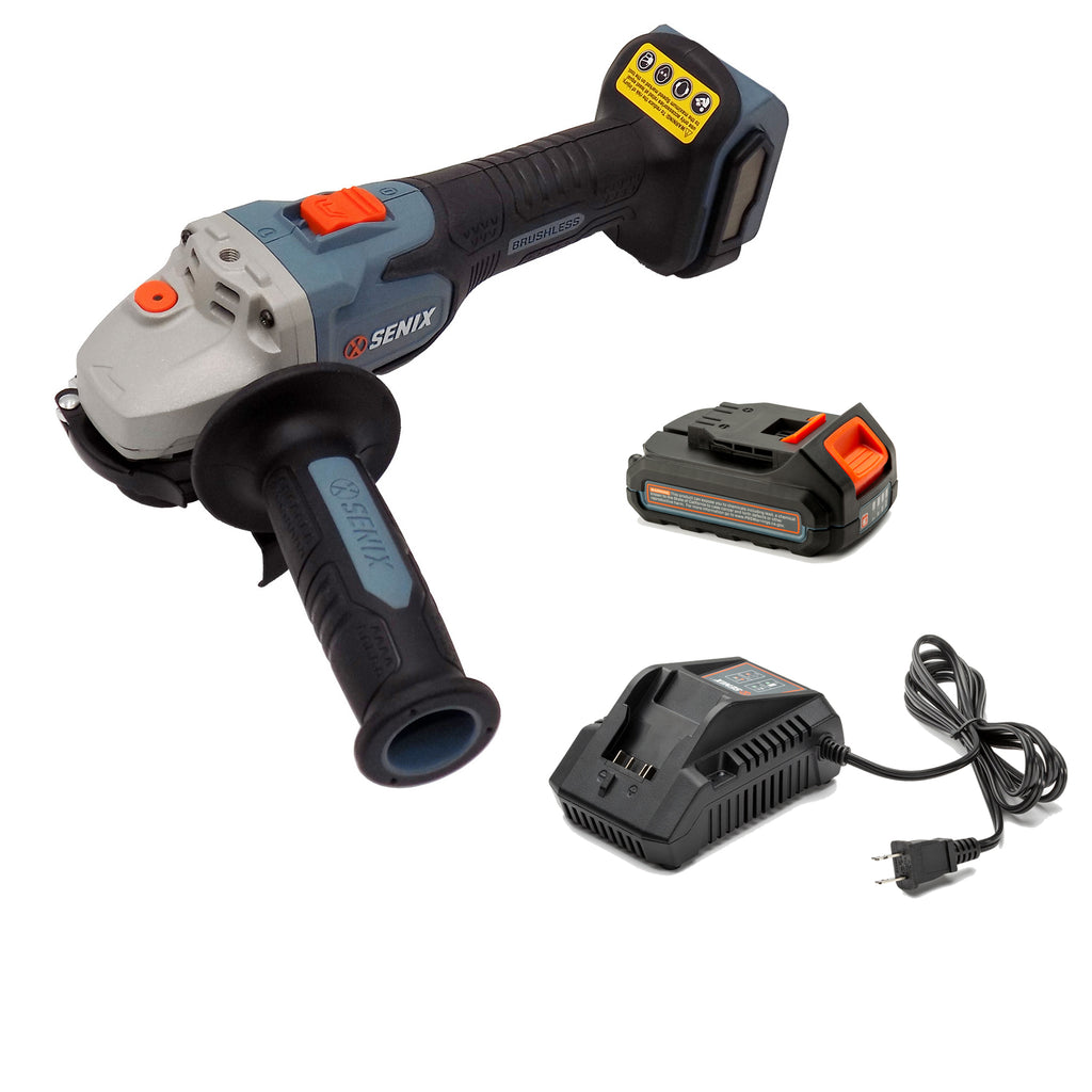 20 Volt Max* 4 1/2-Inch Brushless Angle Grinder (Battery and Charger Included), PAX2115-M2