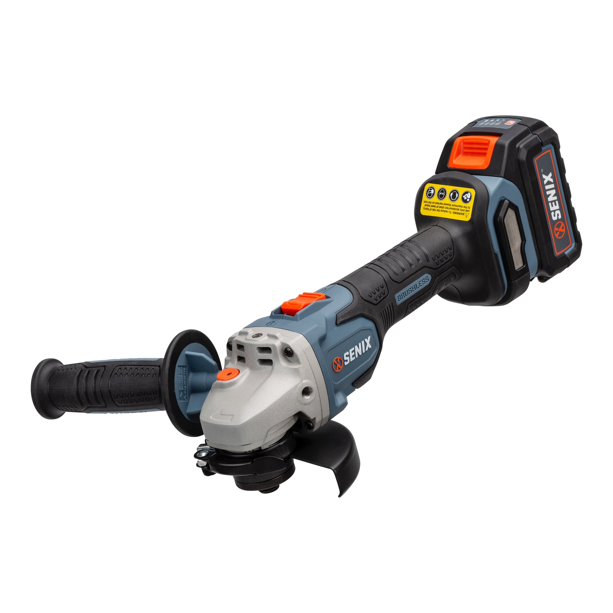 20V Cordless 4-1/2 in. Slide Switch Angle Grinder - Tool Only