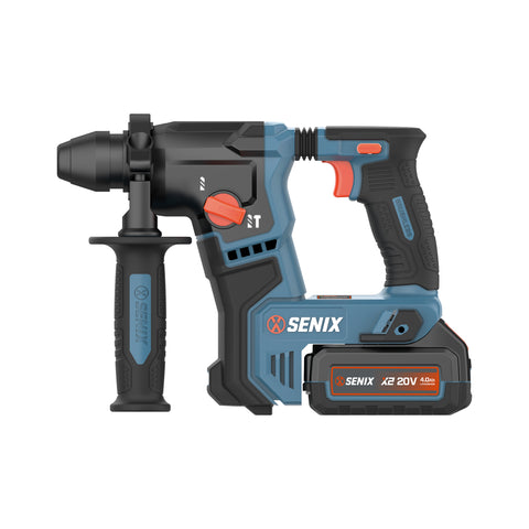 20 Volt Max* SDS-Plus Cordless 5/8" Rotary Hammer Drill with Brushless Motor, Battery, Charger, & Storage bag Included - PDRX2-M2