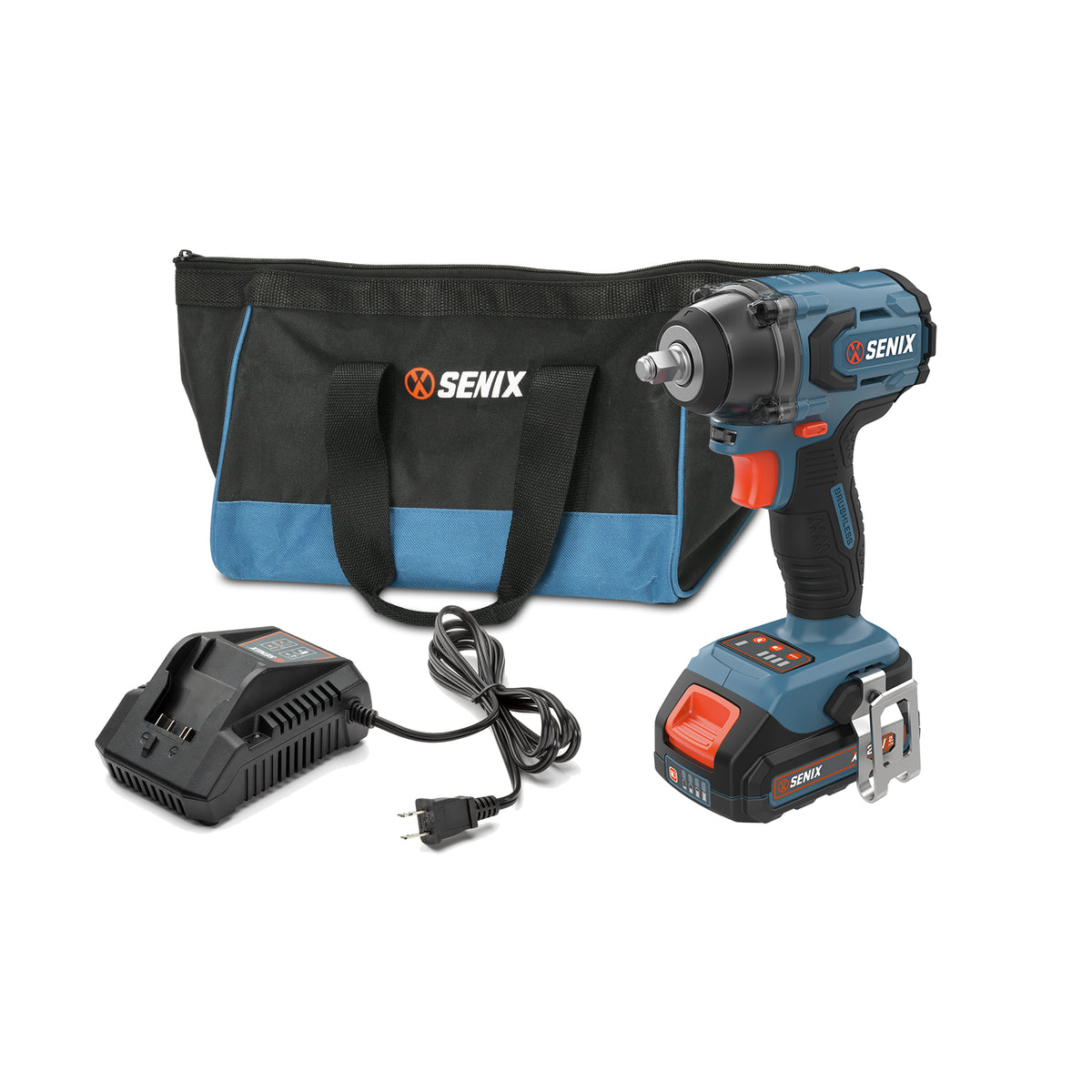 X2 20V Max* 3/8" Cordless Impact Wrench Kit with 365 ft-lbs Max Breakaway Torque, Brushless (Battery & Charger Included)