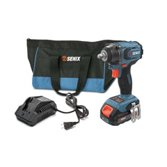 X2 20V Max* 3/8" Cordless Impact Wrench Kit with 365 ft-lbs Max Breaka | Power Tools | X2 20V Max* 3/8" Cordless Impact Wrench | SENIX Tools