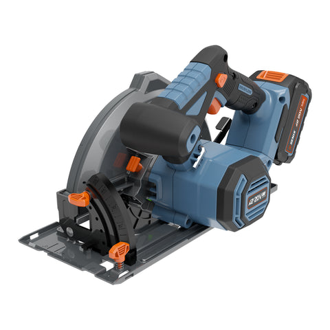 20 Volt Max* 7-1/4" Cordless Circular Saw, Brushless Motor, Battery, Charger, & Storage Bag Included - PSCX2-M3