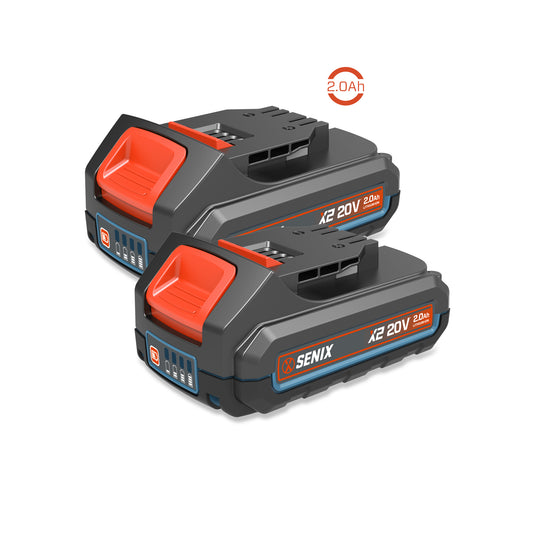 X2 20V Max* 2.0Ah Lithium-Ion Batteries, 2pk, S2K0B2-01