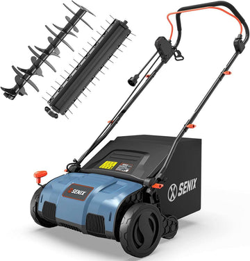 13 Amp 15" Corded Electric Dethatcher & Scarifier Combo
