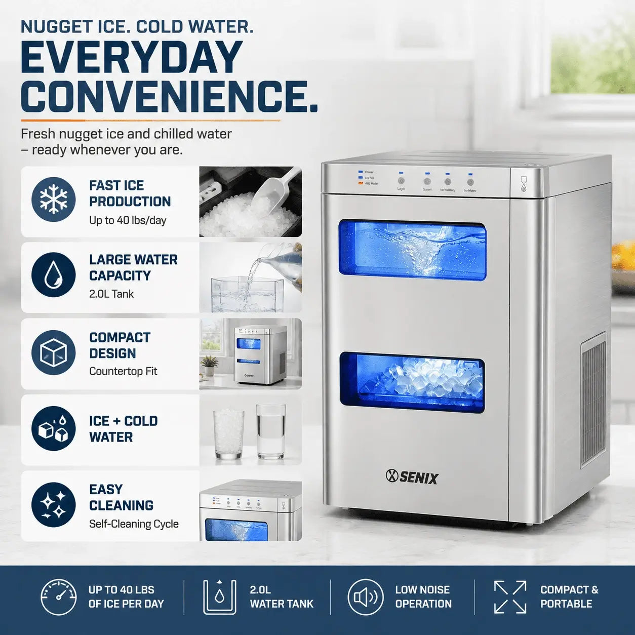 SENIX Nugget Ice Maker