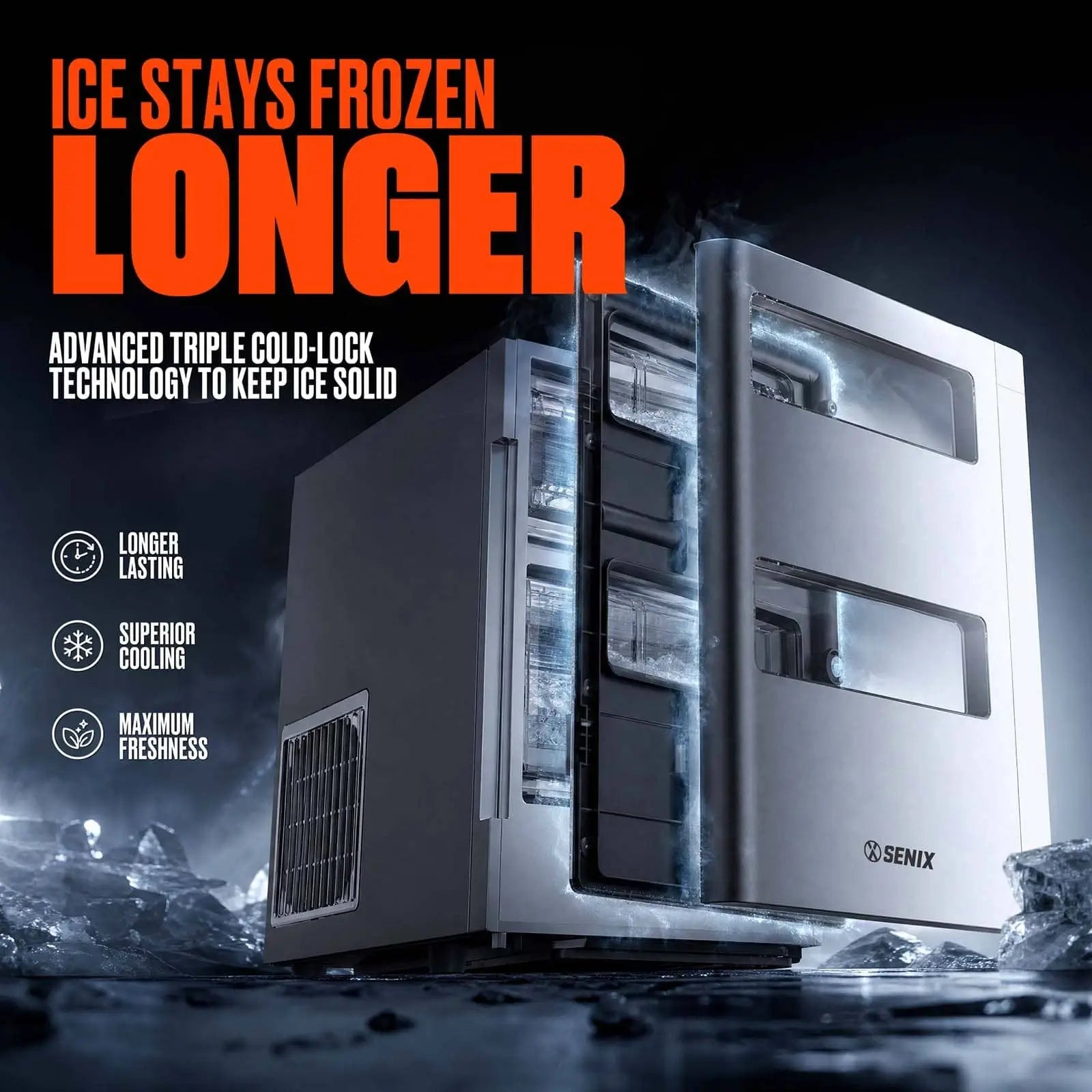 KEEP YOUR ICE COLD FOR LONGER