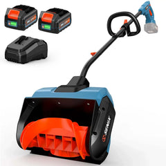 SENIX X2 20V Max 13-Inch Cordless Snow Shovel Kit, 2 x 4.0Ah Batteries & Charger Included STX2-L2