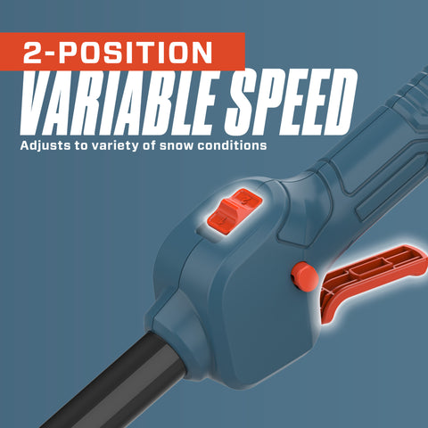 2X2 40V Max* 13" Dual Battery Cordless Snow Shovel, Brushless (Batteries & Charger Included)