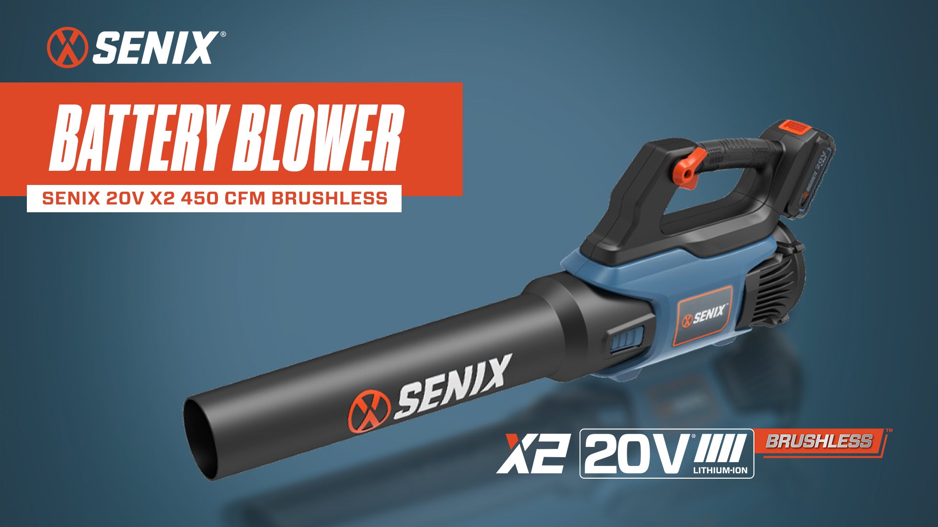 X2 20V Max* Cordless Leaf Blower, Brushless (5.0 Ah Battery & Charger Included)