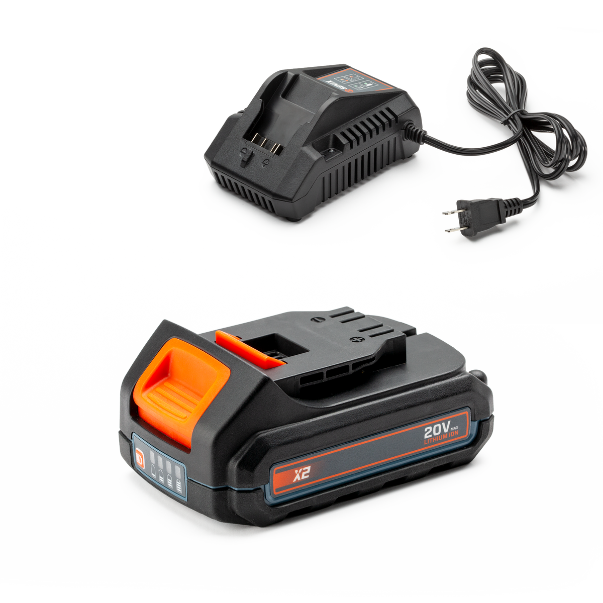 X2 20V Max 2.5 Ah Battery and Charger Starter Kit, S2K0B1-02 | Batteries | SENIX Tools